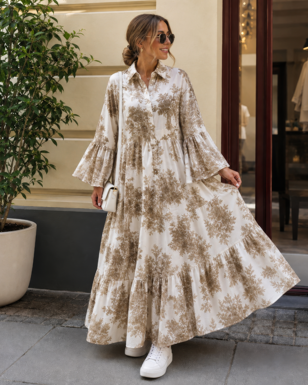 Vestido con Estampado Botánico®