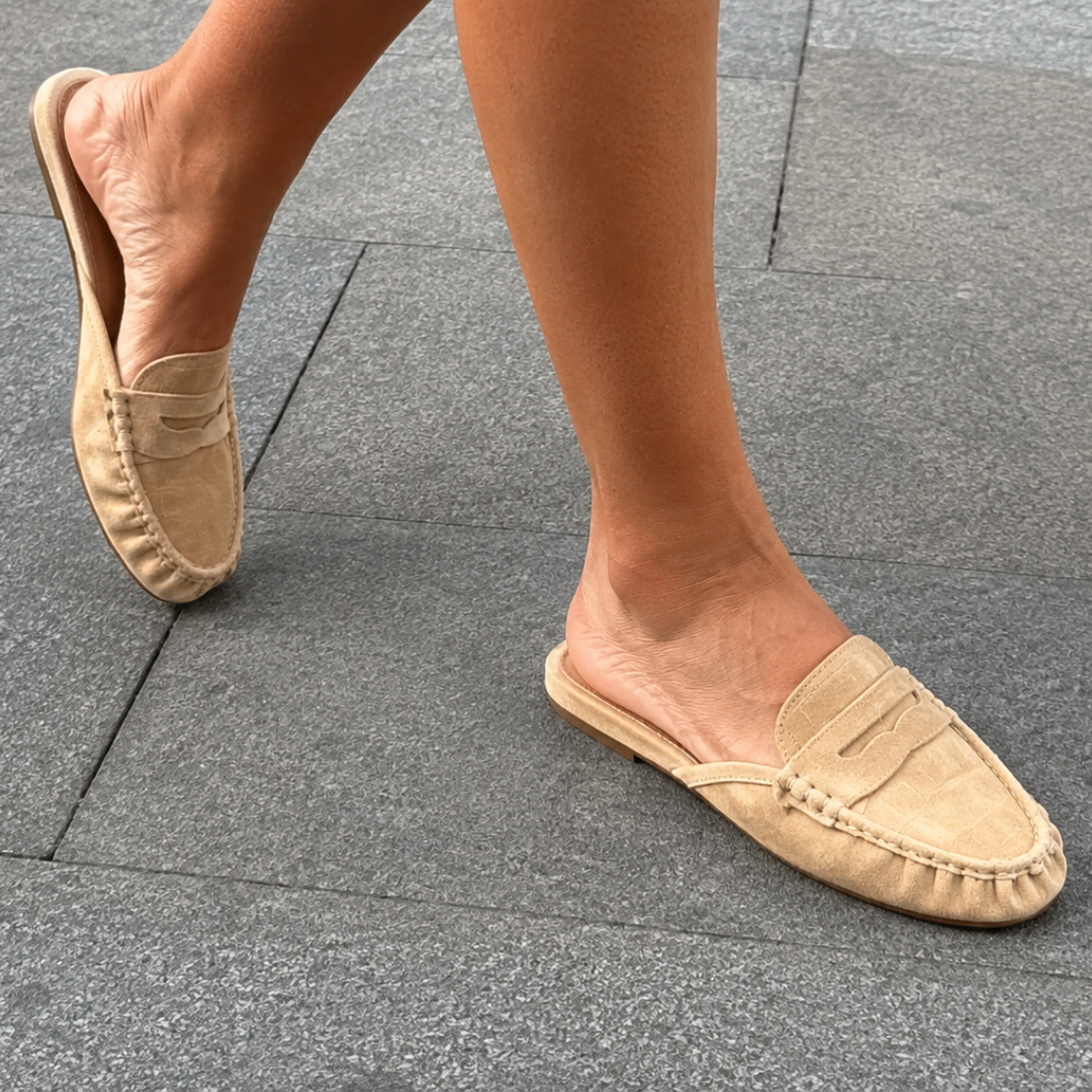 Mocasines Mule de Mujer con Diseño Tipo Penny®