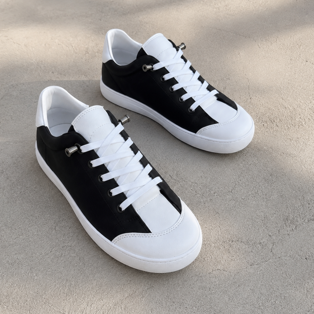 Zapatillas Casual de Mujer con Cordones y Puntera Estructurada