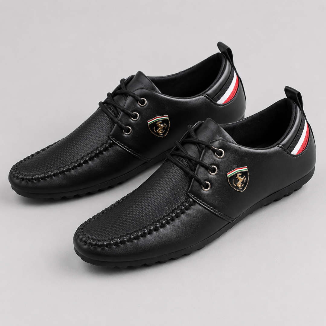 Zapatos Informales con Cordones y Costuras Visibles®