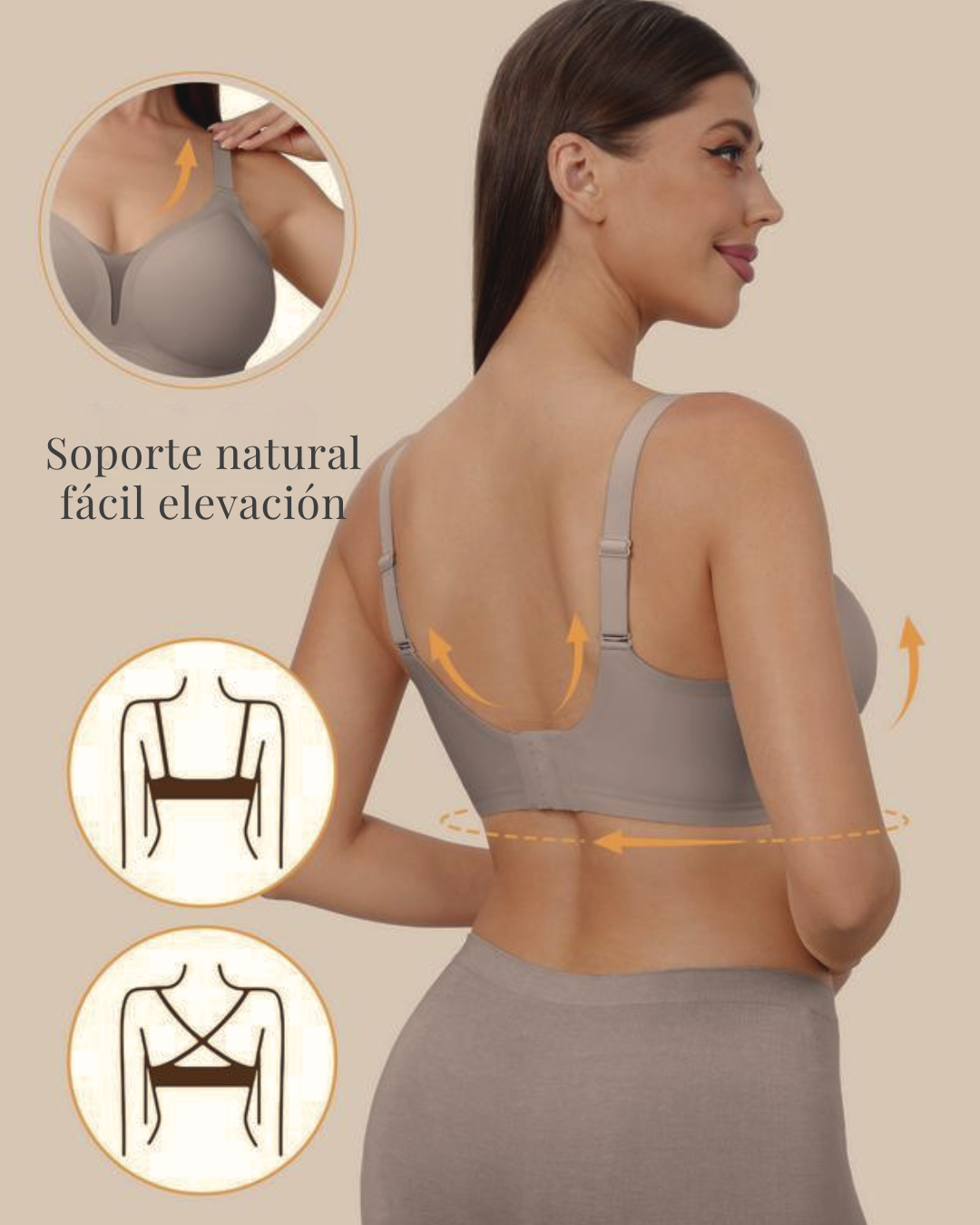Sujetador sin Aros con Escote en V (OFERTA 2X1)®
