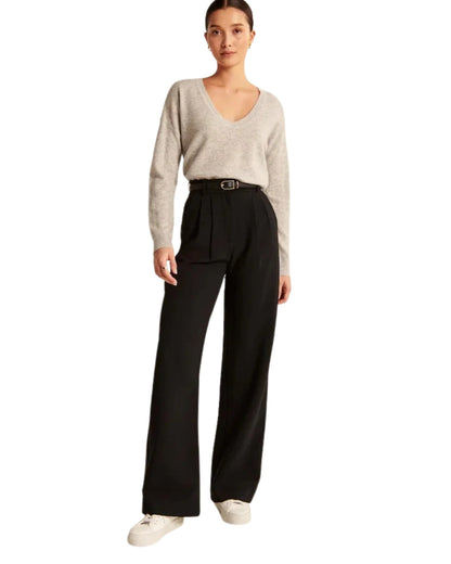 Pantalones Clásicos de Pierna Ancha para Mujer®
