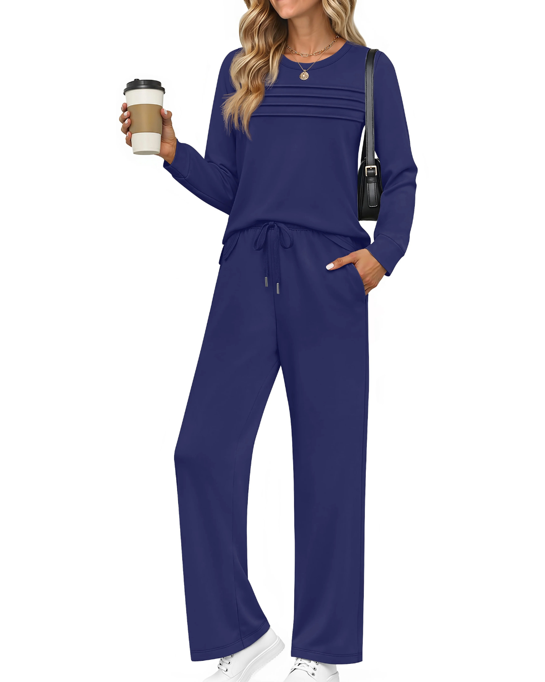 Conjunto de Suéter y Pantalón Casual