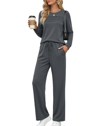 Conjunto de Suéter y Pantalón Casual