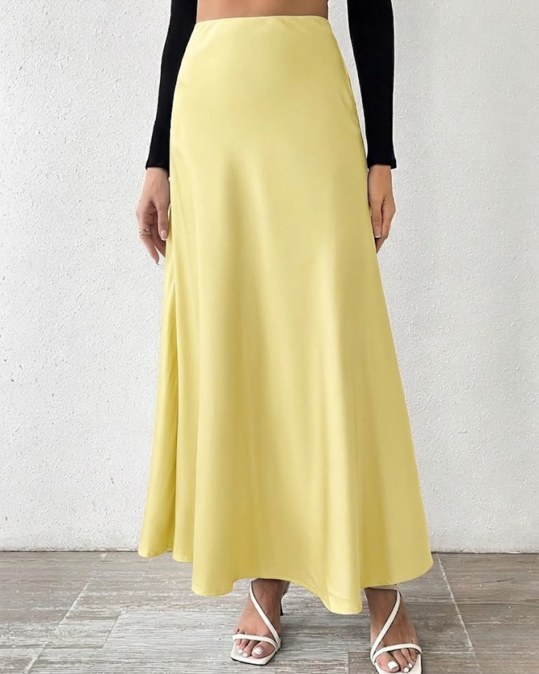 Falda Midi Málaga con Volantes