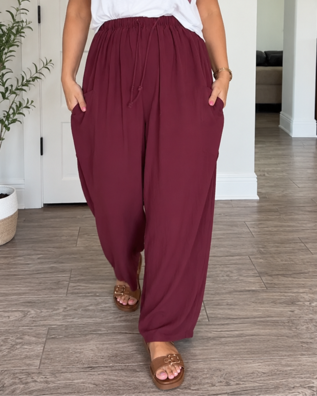 Pantalones holgados y cómodos con cintura ajustable®