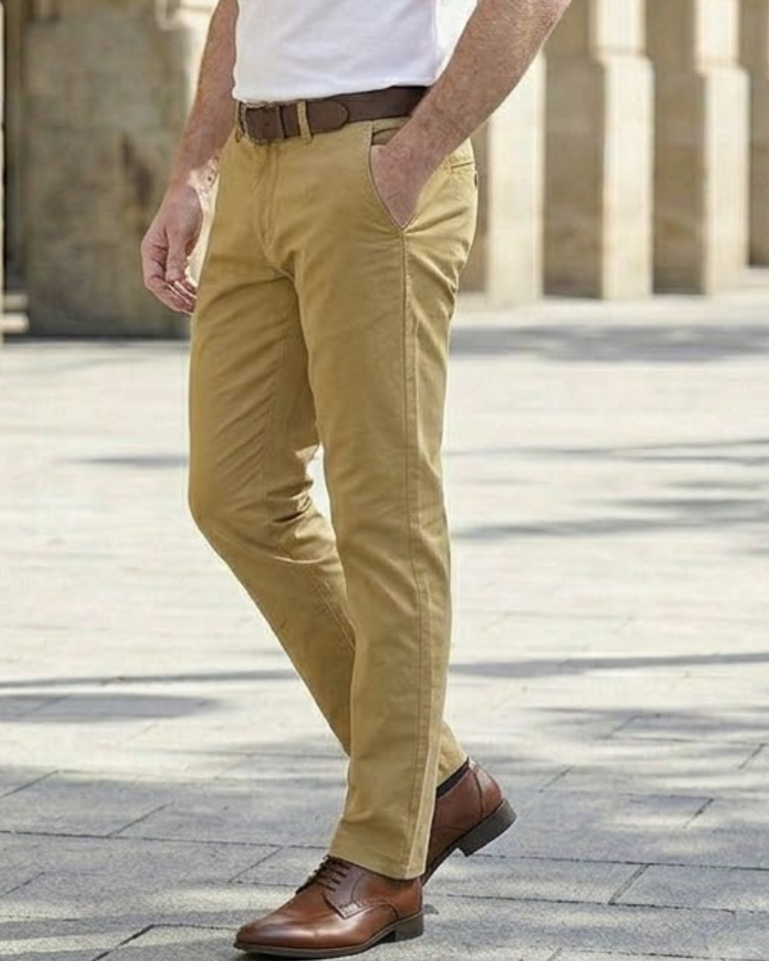 Pantalón Lisboa Casual de Corte Ajustado®