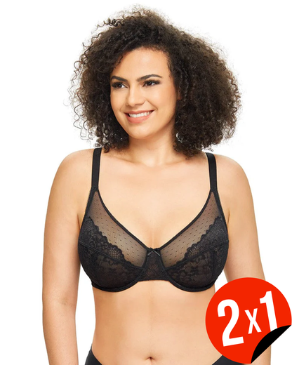 Sujetador con Encaje Floral (OFERTA 2X1)®