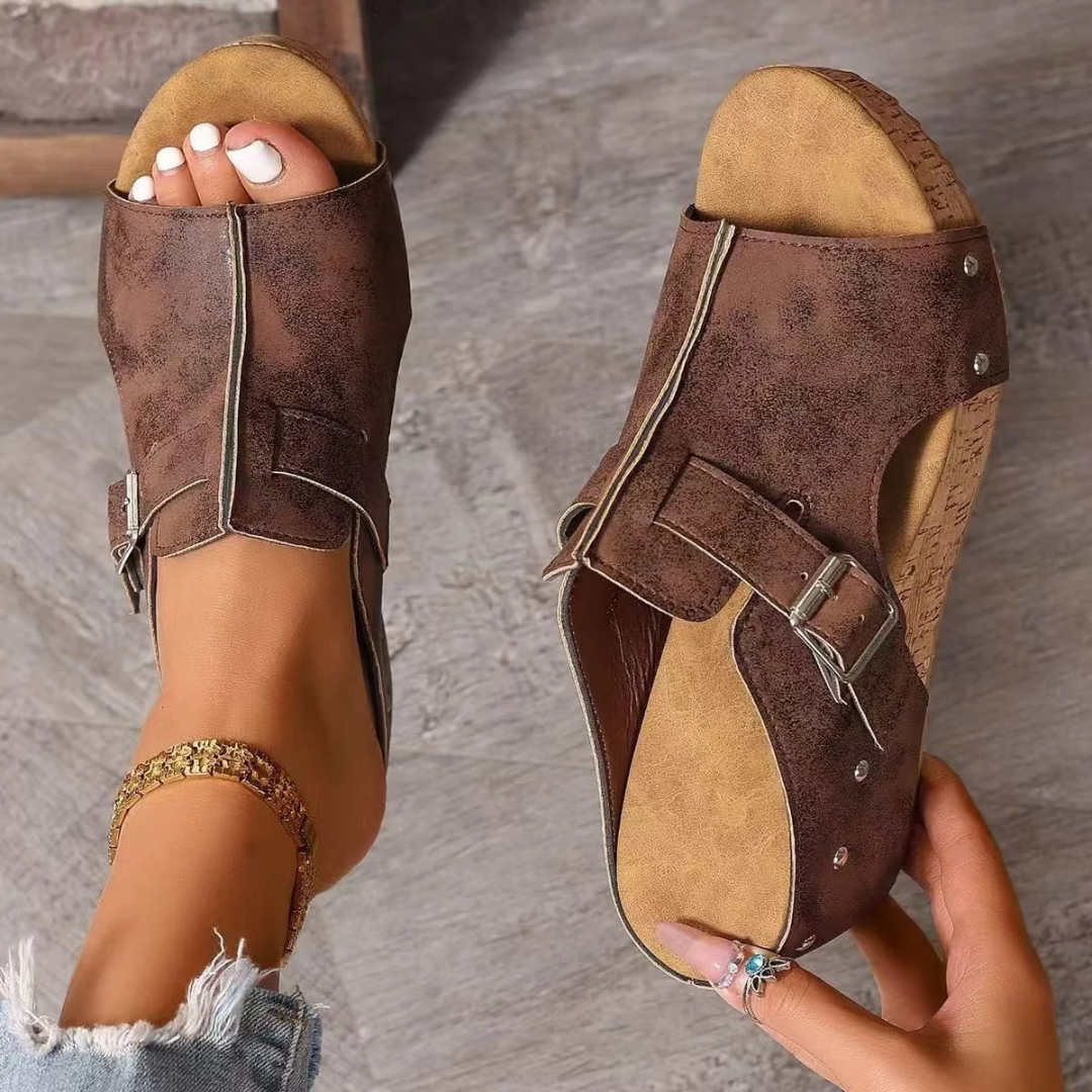 Sandalias de plataforma Denver con cuña