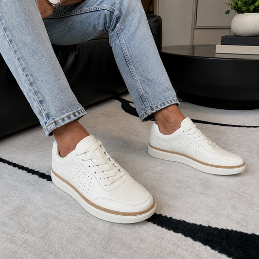 Zapatillas Casual de Hombre con Detalles Perforados y Suela Elevada®