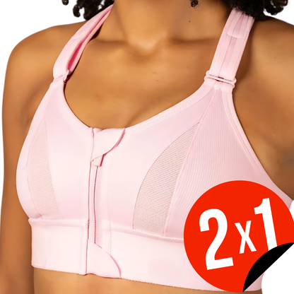 Sujetador Deportivo Ajustable de Alto Impacto con Abrochado Frontal (OFERTA 2X1)®