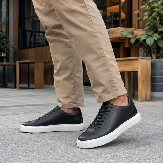 Zapatos de cuero casuales con suela cómoda®