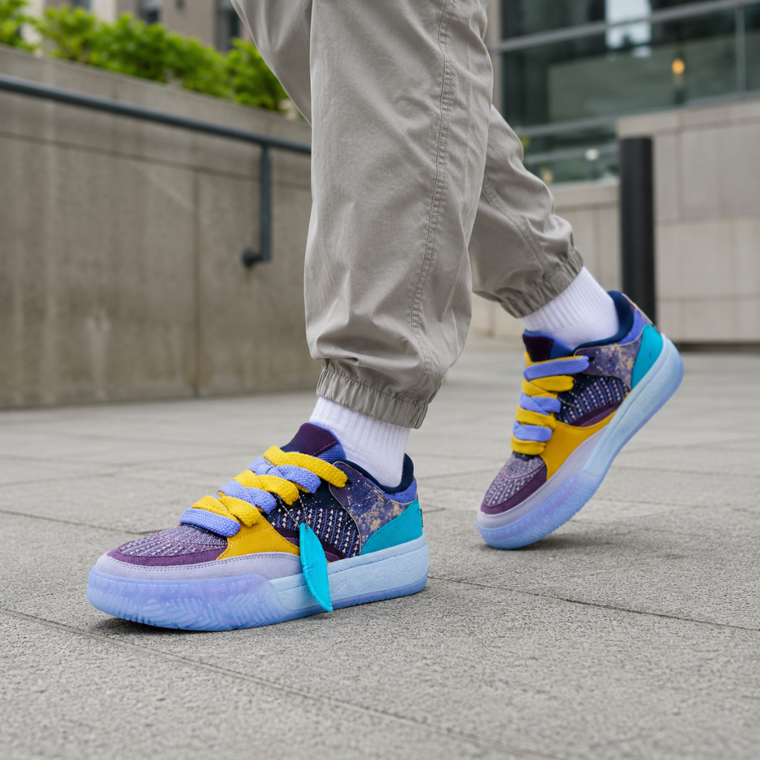 Zapatillas Urbanas Multitextura con Suela Amortiguada