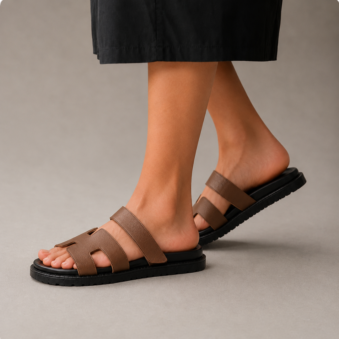 Chanclas Planas con Pala Troquelada
