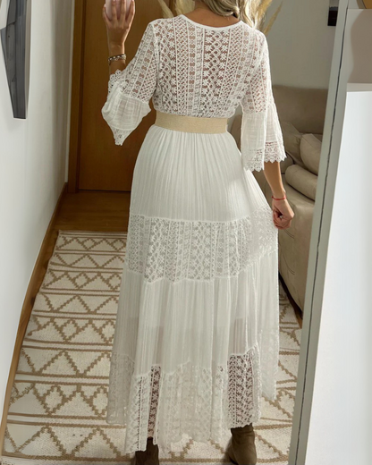 Vestido Largo de Encaje®