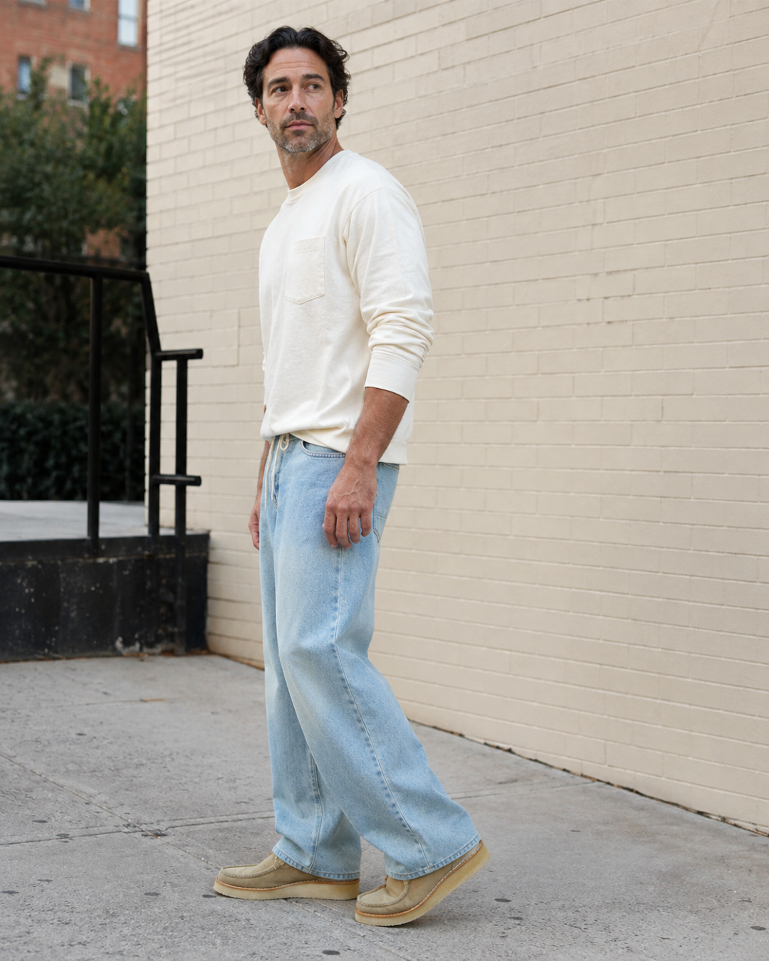 Jeans Baggy de Estilo Urbano