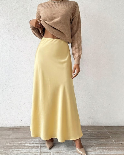 Falda Midi Málaga con Volantes