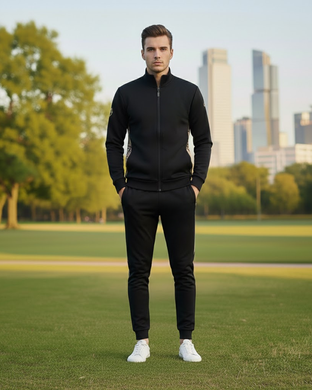 Conjunto de dos Piezas con Diseño Minimalista Para Hombre