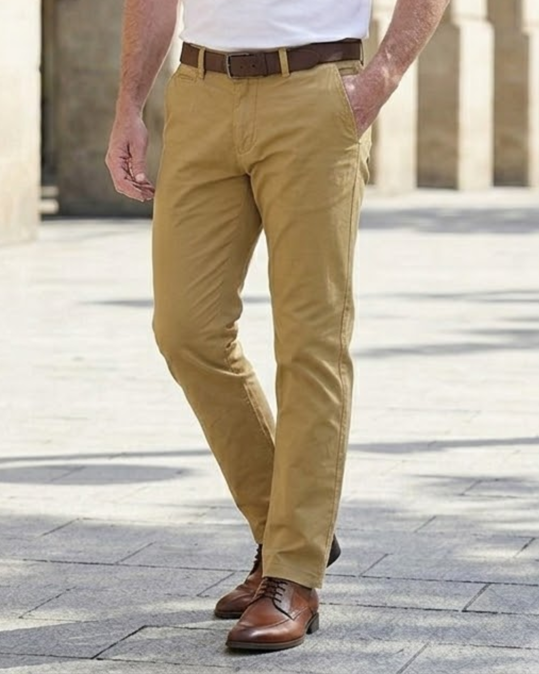 Pantalón Lisboa Casual de Corte Ajustado®