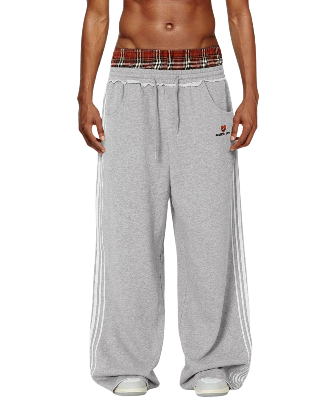 Pantalón Casual de Pierna Ancha con Cintura Doble Unisex