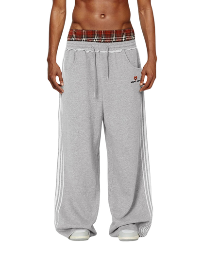Pantalón Casual de Pierna Ancha con Cintura Doble Unisex
