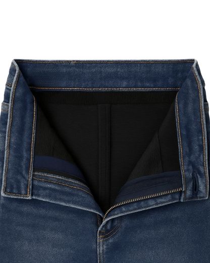 Pantalón faja de corte acampanado para mujer