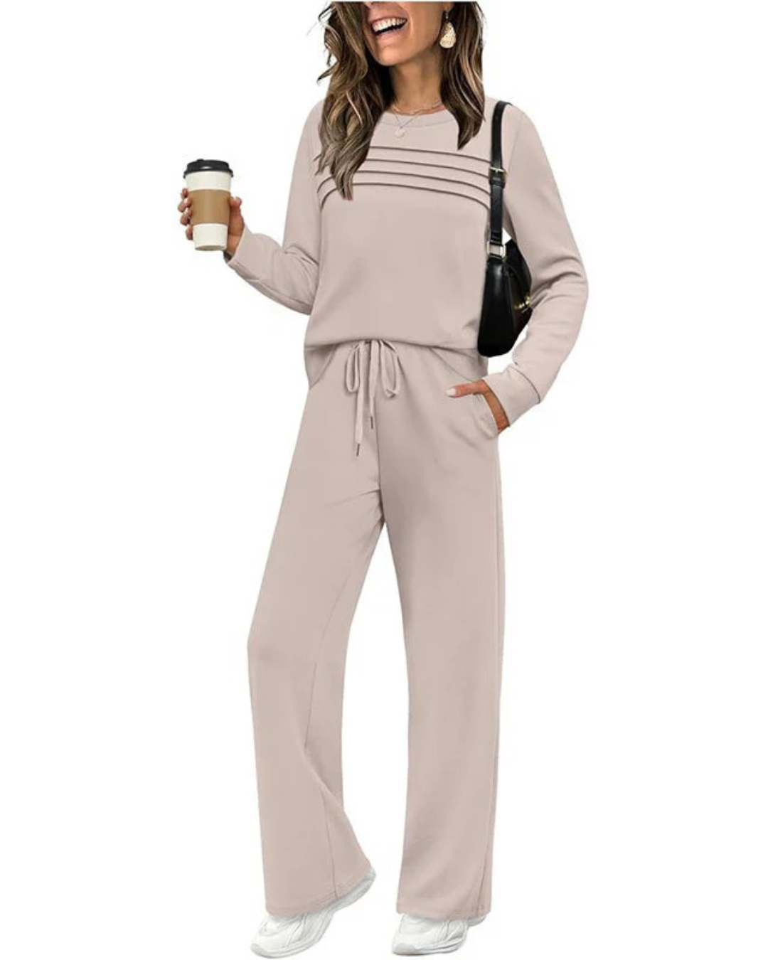 Conjunto de Suéter y Pantalón Casual