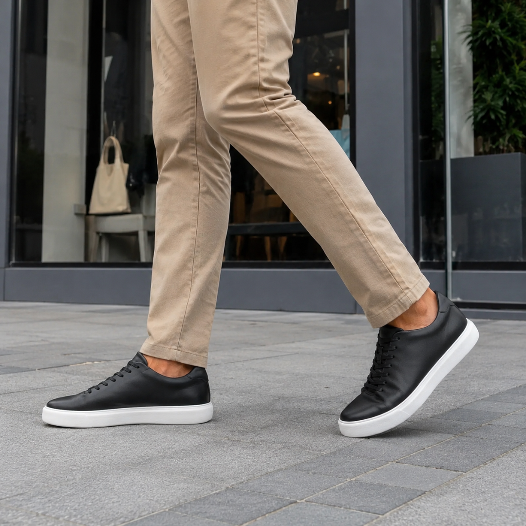 Zapatos de cuero casuales con suela cómoda®