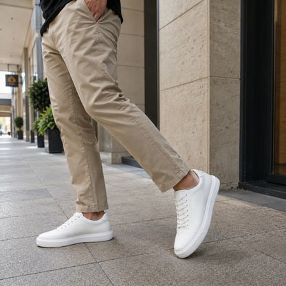 Zapatos de cuero casuales con suela cómoda®