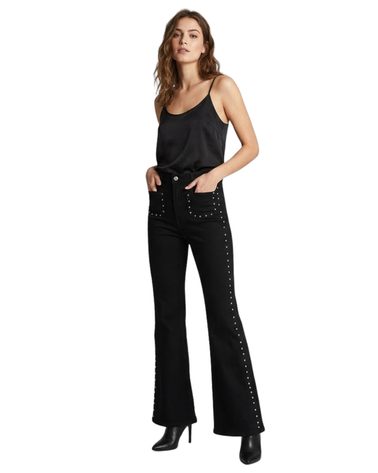 Jeans Rectos con Tachuelas®