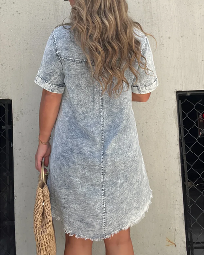 Vestido Camisero Roma de Algodón
