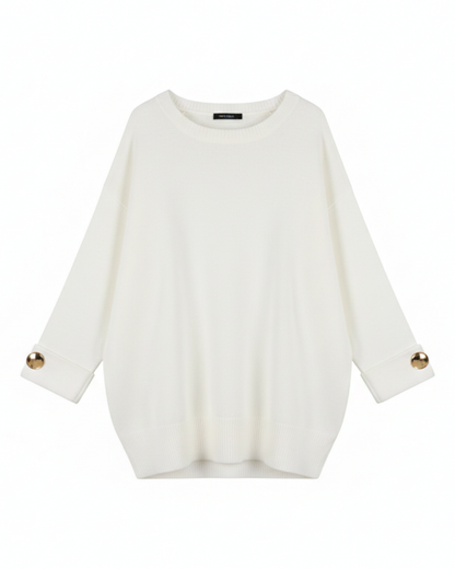 Blusa de Manga Tres Cuartos con Brillo