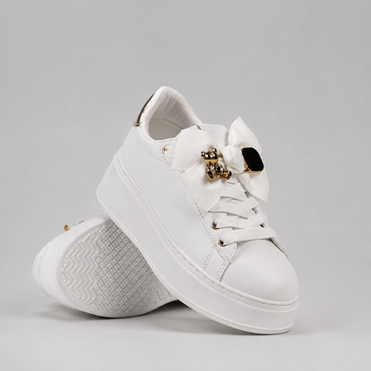Zapatillas de Plataforma con Lazo Decorativo®