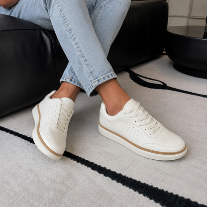 Zapatillas Casual de Hombre con Detalles Perforados y Suela Elevada®