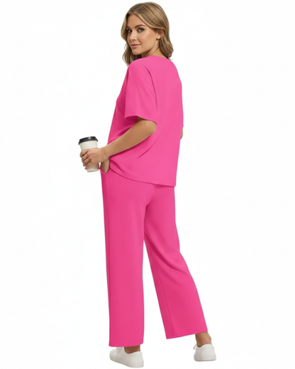 Conjunto Casual de Camiseta y Pantalón Versátil®