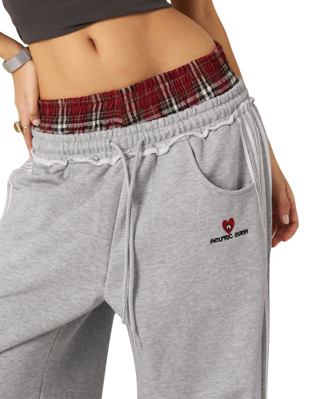 Pantalón Casual de Pierna Ancha con Cintura Doble Unisex