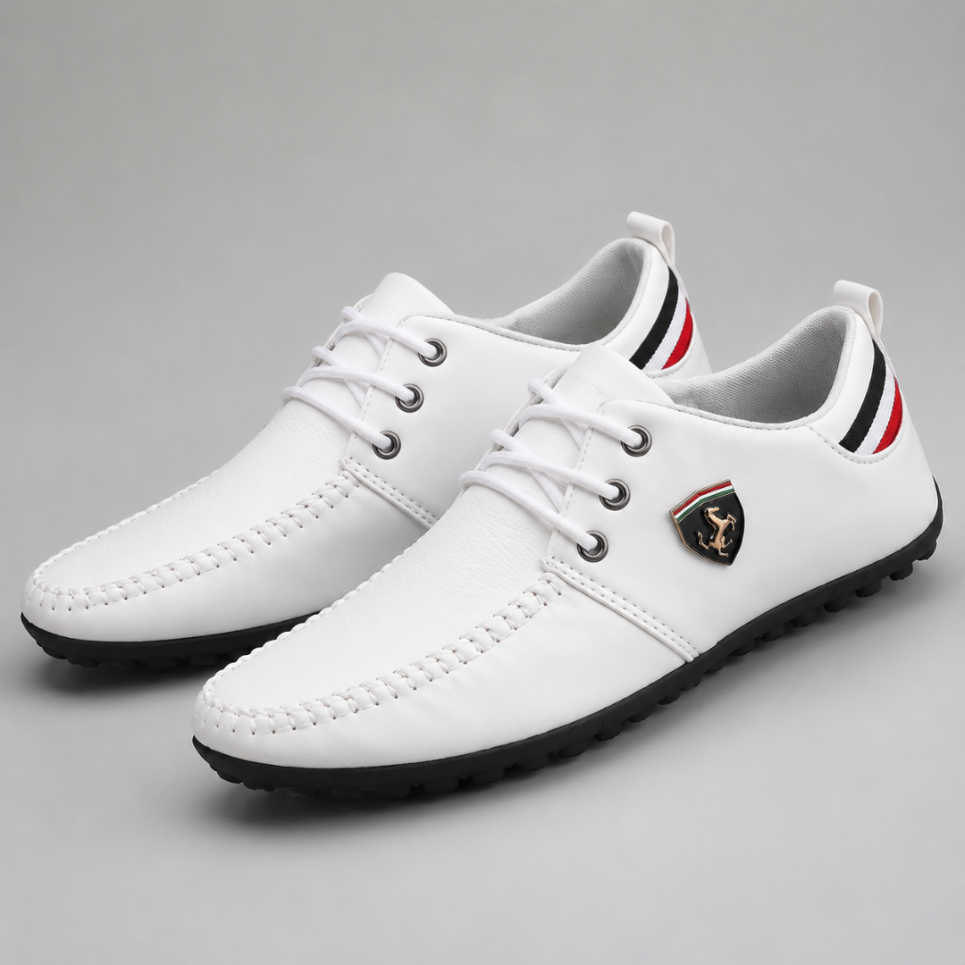 Zapatos Informales con Cordones y Costuras Visibles®