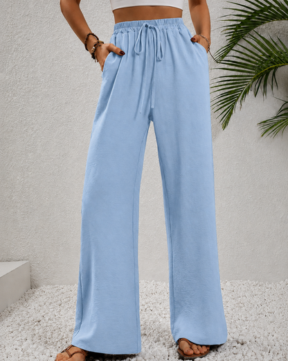 Pantalón Wide Leg de Lino