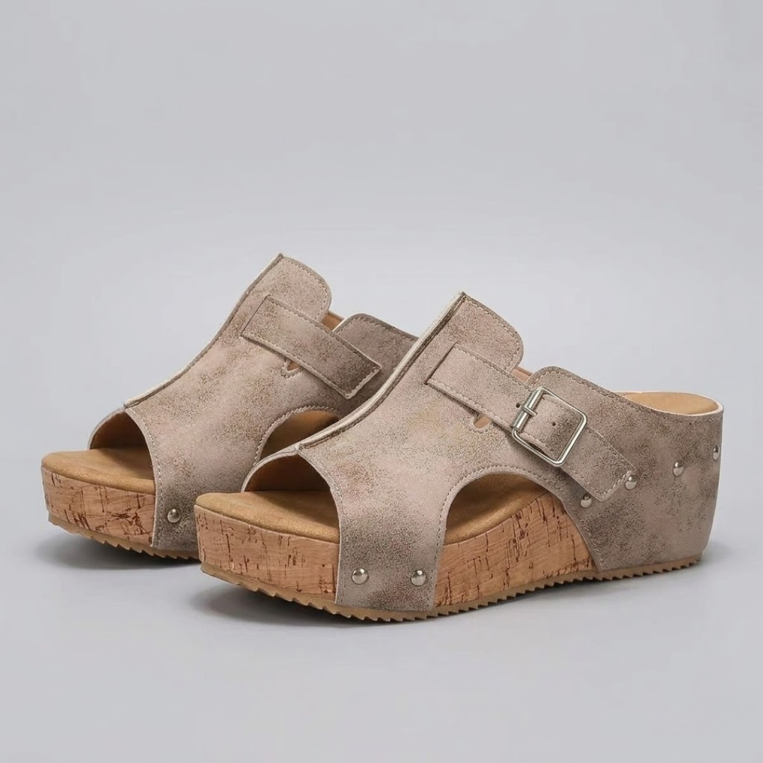 Sandalias de plataforma Denver con cuña