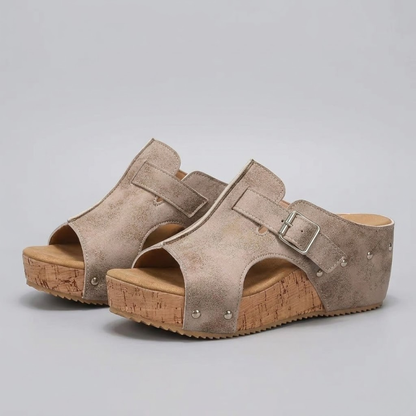 Sandalias de plataforma Denver con cuña