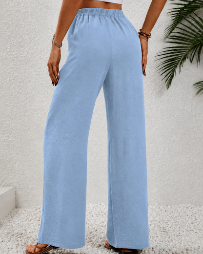 Pantalón Wide Leg de Lino