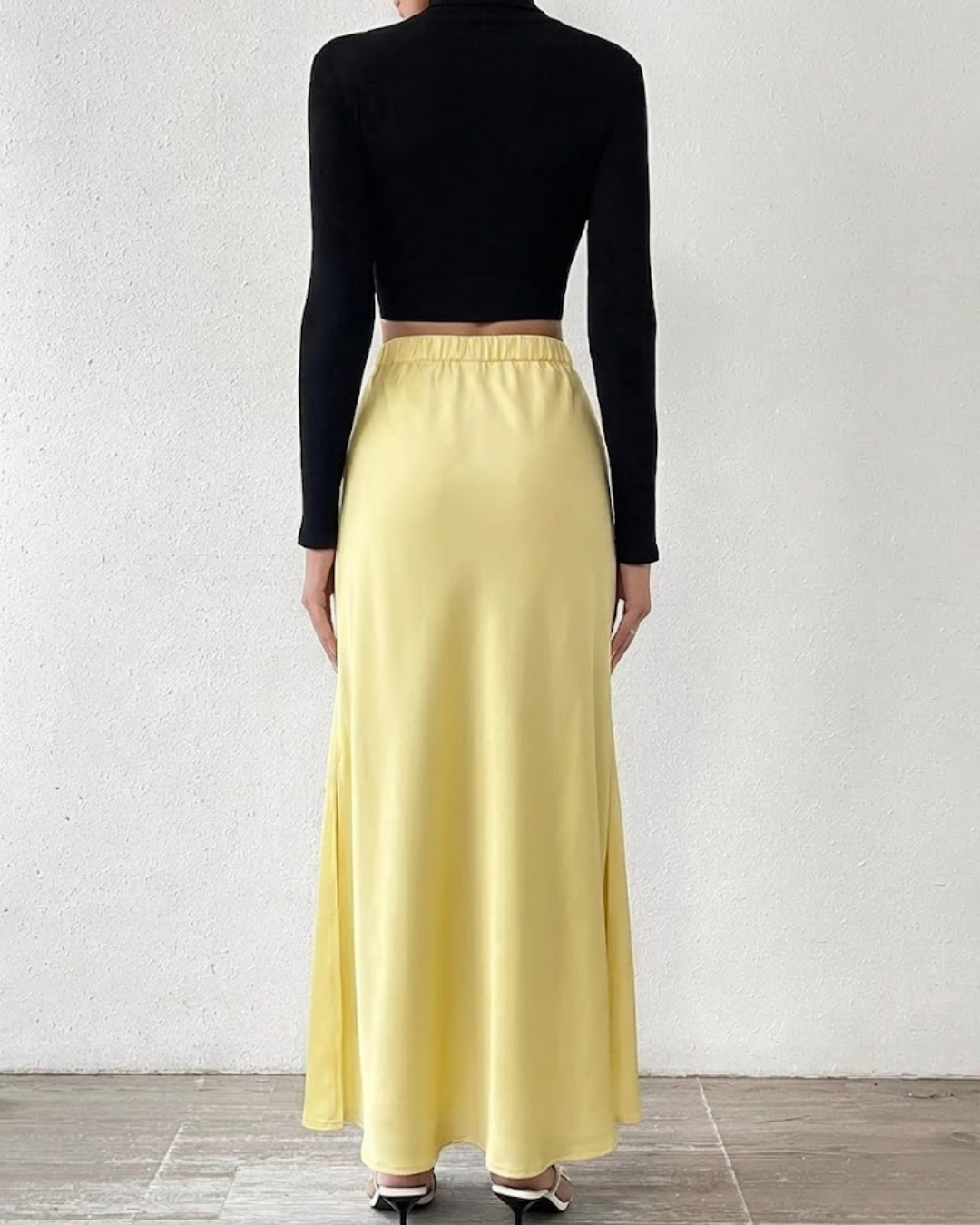 Falda Midi Málaga con Volantes