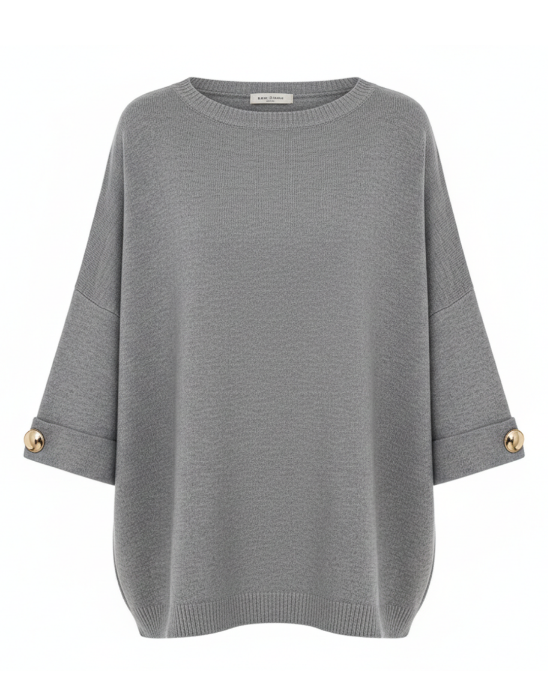 Blusa de Manga Tres Cuartos con Brillo