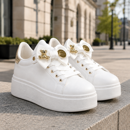Zapatillas de Plataforma con Lazo Decorativo®