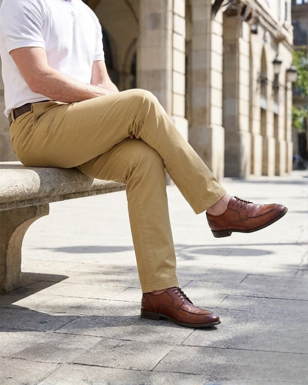 Pantalón Lisboa Casual de Corte Ajustado®
