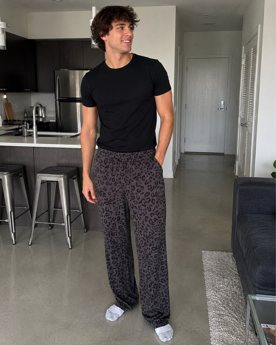 Pantalón Cómodo de Pernera Ancha Unisex