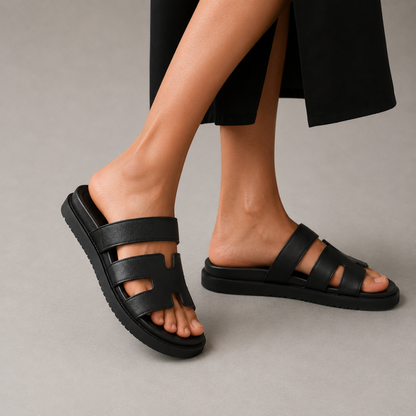 Chanclas Planas con Pala Troquelada