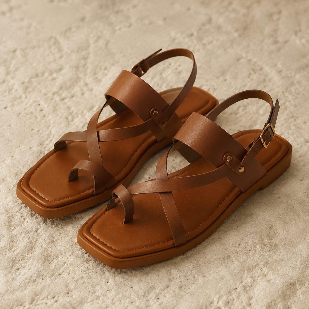 Sandalias de tiras cruzadas