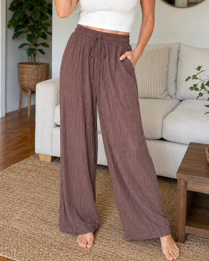Pantalón Fluido con Cintura Ajustable