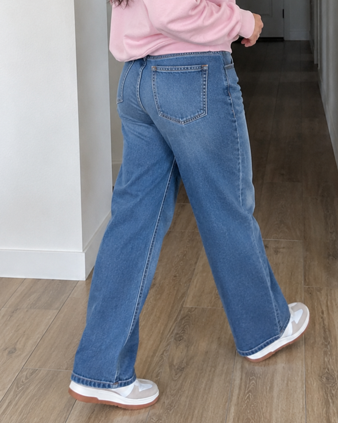 Jeans Wide Leg de Cintura Alta
